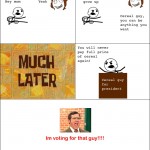 Vote for cereal guy
