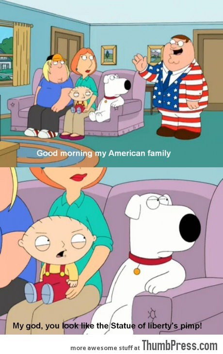 And that's how Stewie deserved a medal