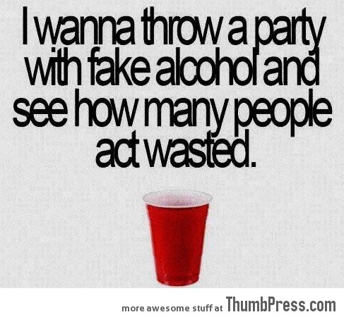 I want to throw a party…