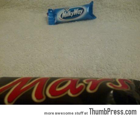 Picture of Milky Way as seen from Mars!