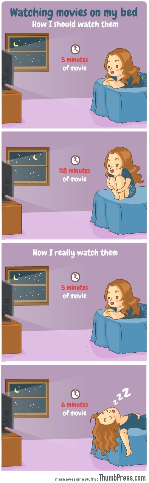 How I really watch the movie