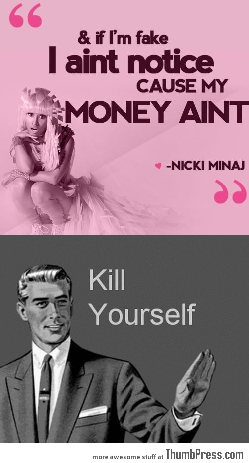 Words of wisedom from Nicki