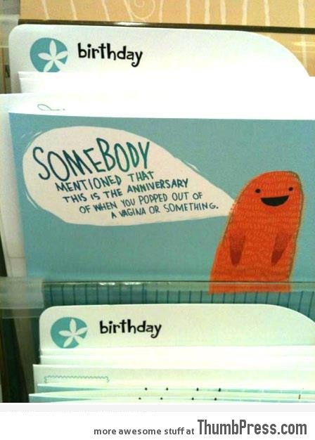 Awesome birthday card is awesome