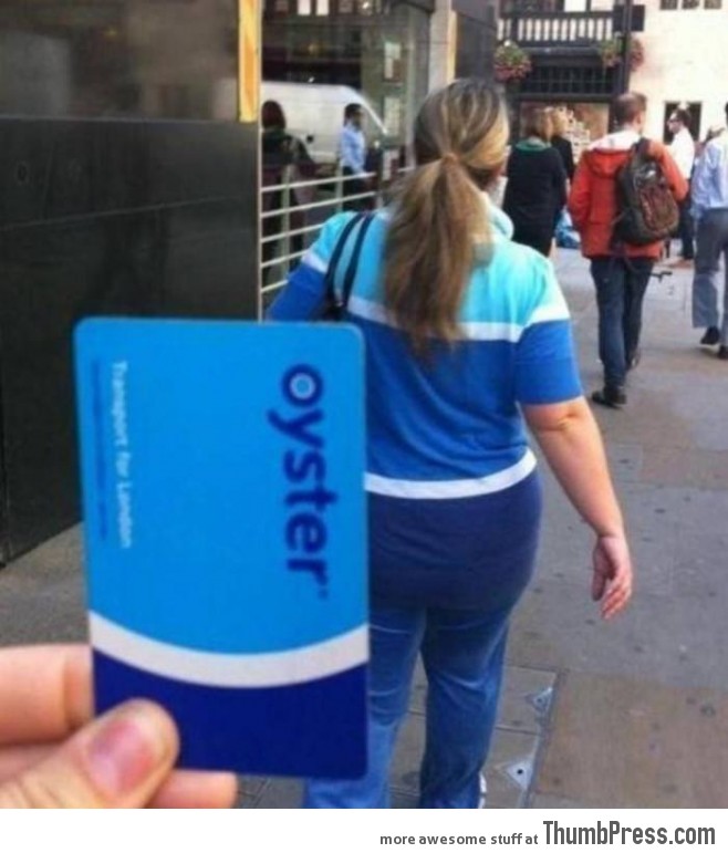 Dressed like an Oyster card