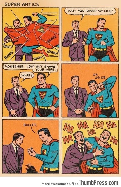 Oh, superman.