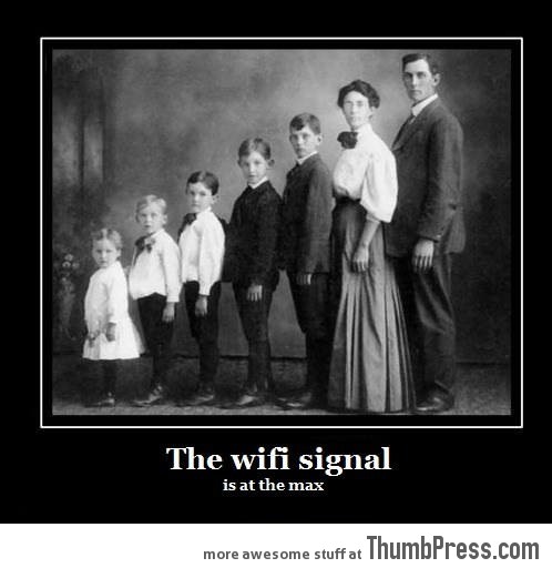 Your Wi-Fi signal is at the max