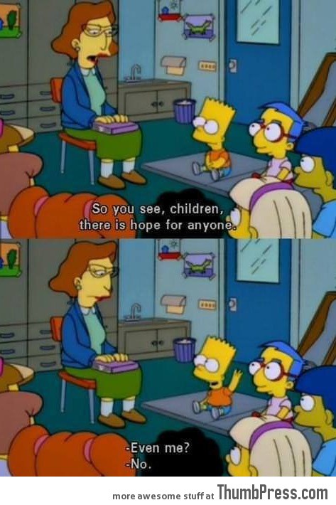 Oh, Bart...
