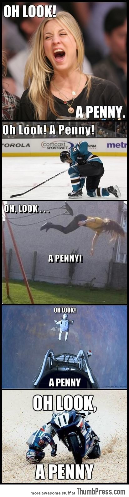 Oh look, a penny
