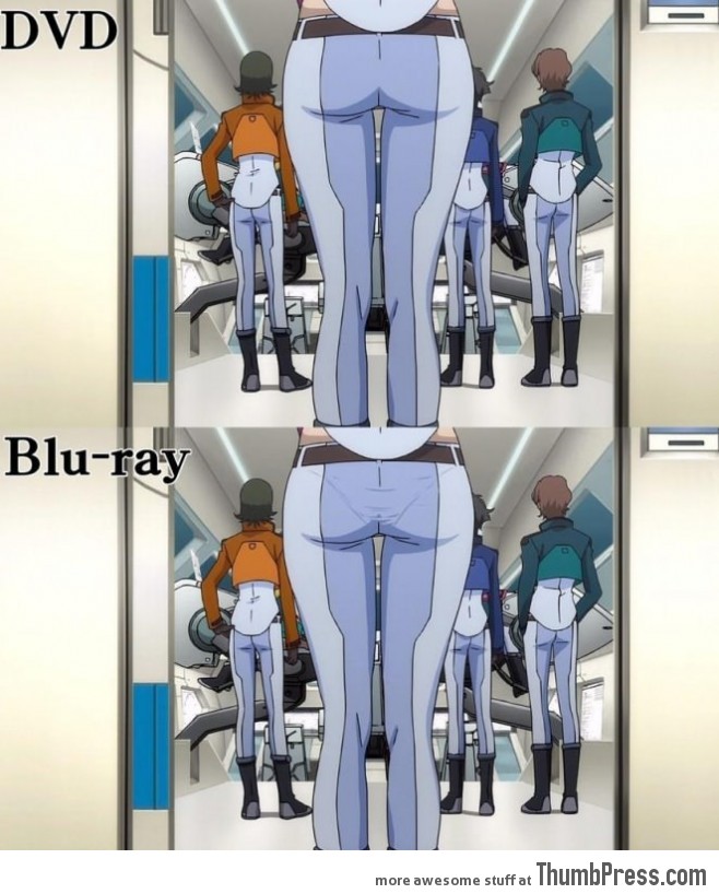 The different between DVD and Blu-ray