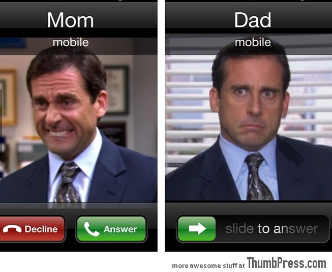When Mom Calls vs When Dad Calls