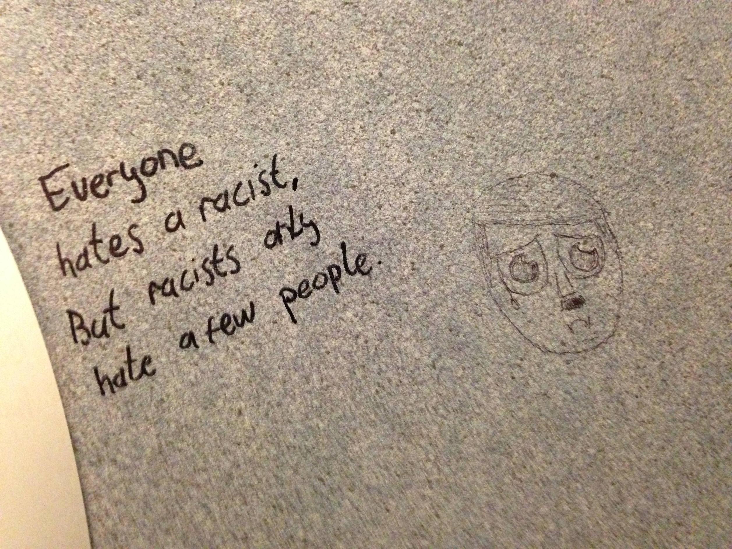 Wise words from the bathroom stall...