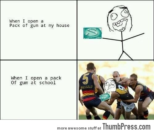 A pack of gum