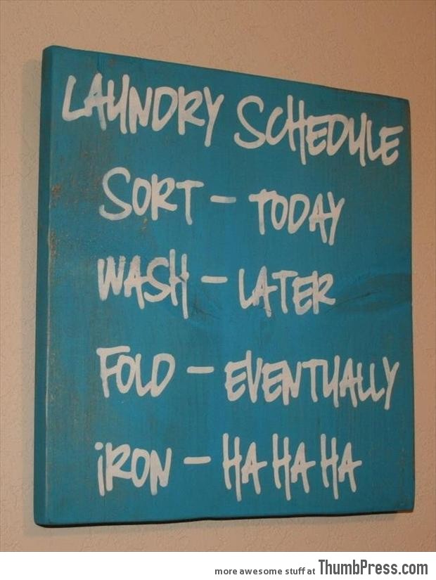 Laundry Schedule