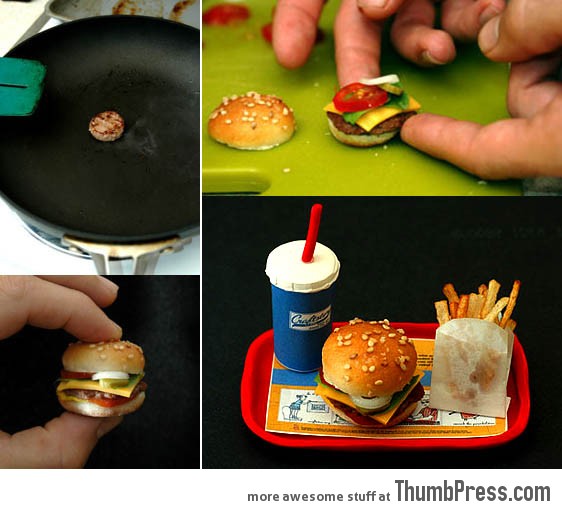 Smallest Burger in the World