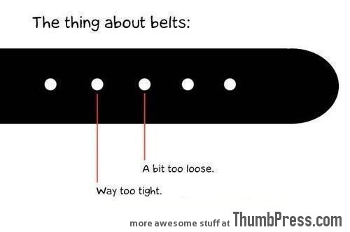 Thing about belts