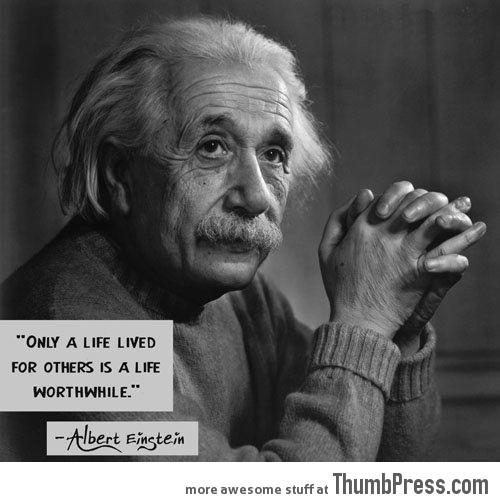Wisdom from Albert Einstein