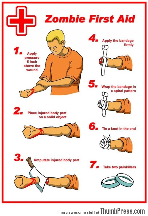 ZOMBIE FIRST AID.