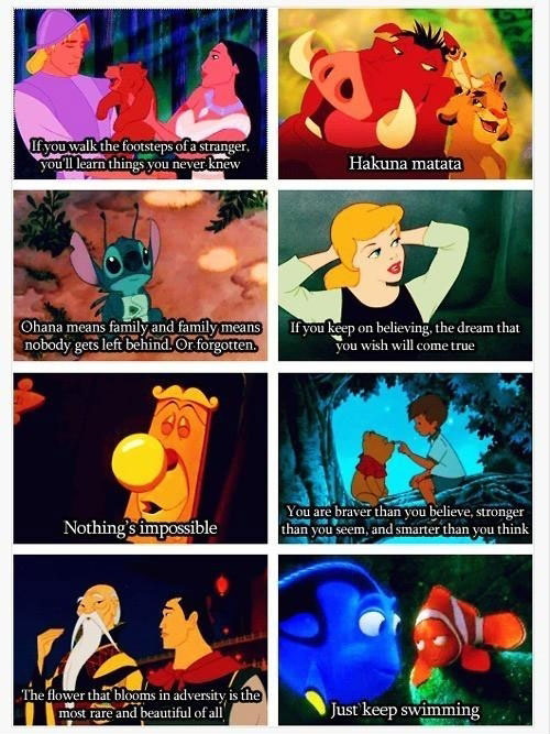 6 Amazing quotes from Disney movies
