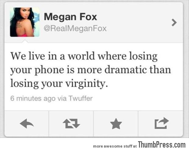 Awesome quote by Megan Fox
