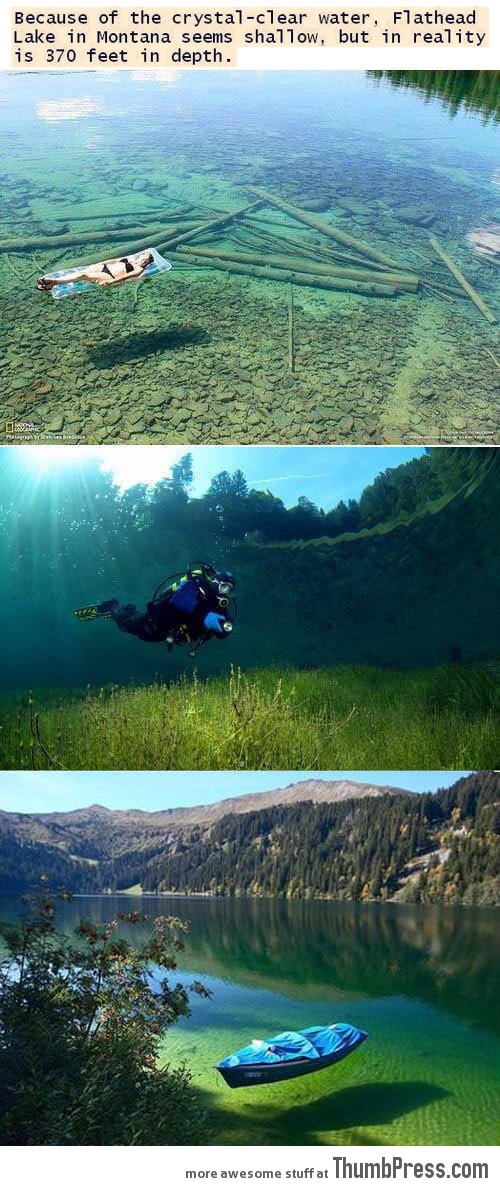 Clearest lake ever…