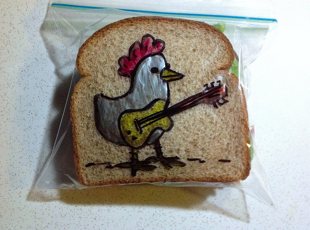 Cool sandwich bag drawings 9
