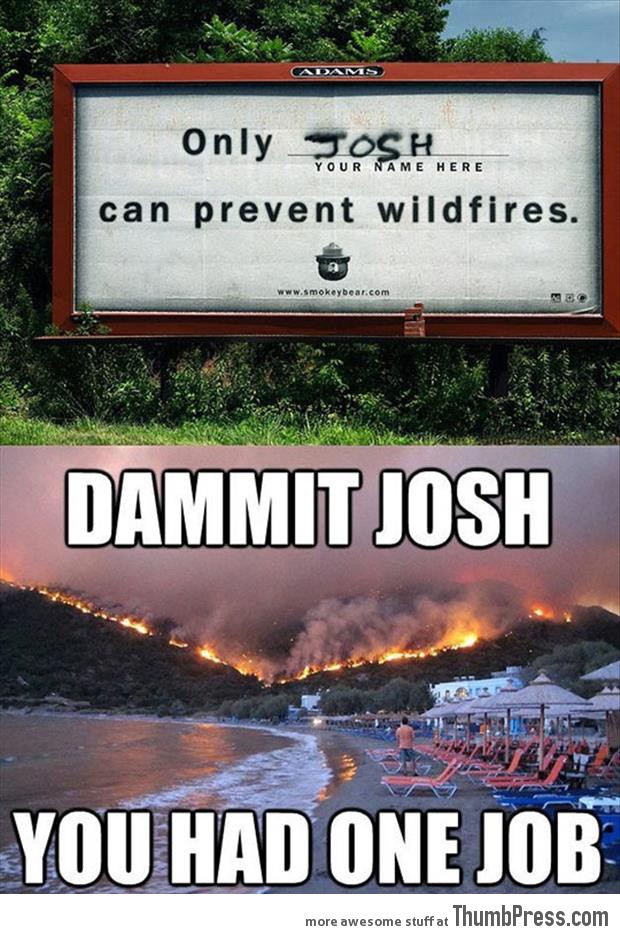Dammit Josh
