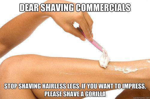 Dear shaving commercials