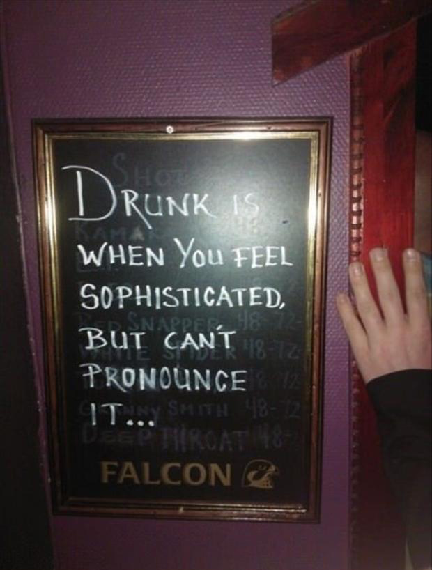 Drunk is when...