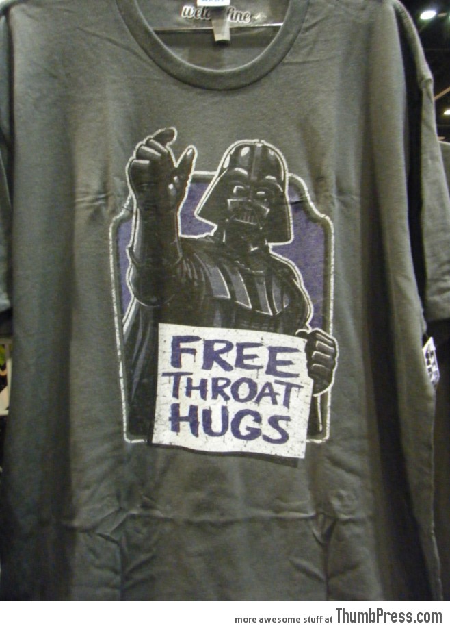 FREE THROAT HUGS.