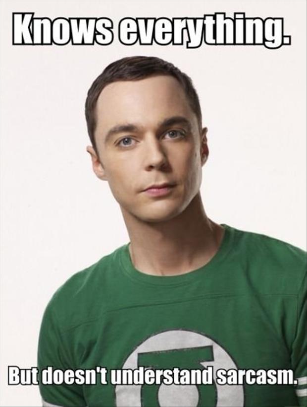 Funny Big Bang Theory Pictures - Sheldon Cooper knows everything