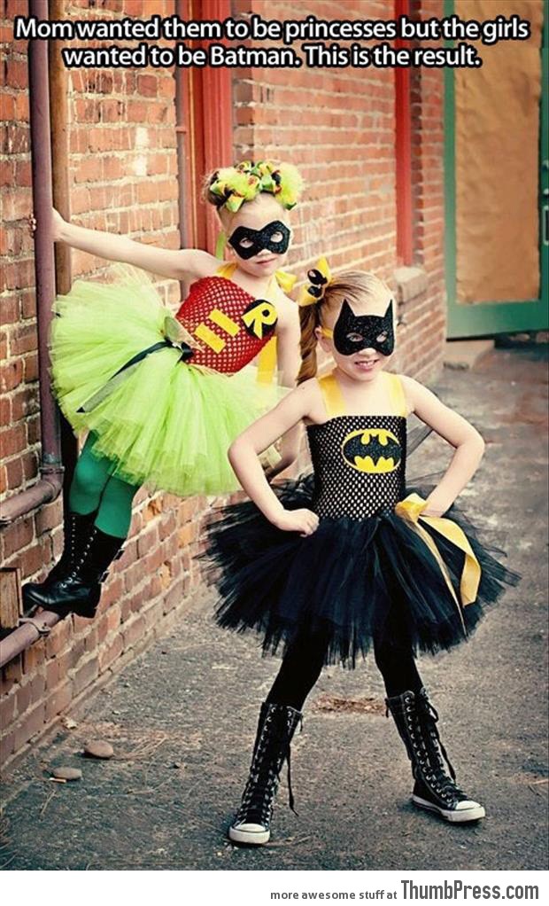 Princess Batman and Robin