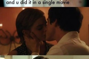 Rupert Grint's reaction on Emma Watson's kiss...