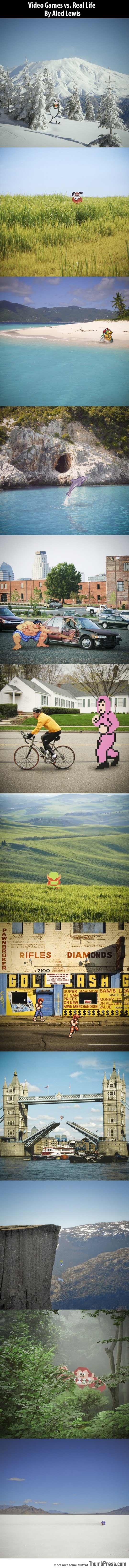 VIDEO GAMES VS. REAL LIFE.