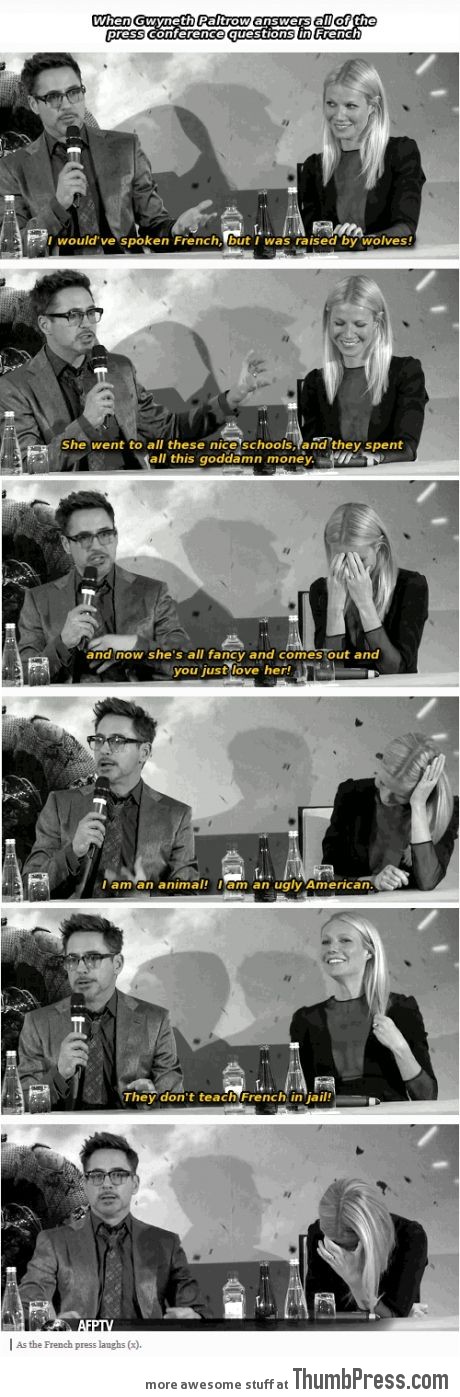 Why Robert Downey Jr. doesn’t speak French…