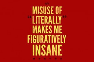 misuse of literally