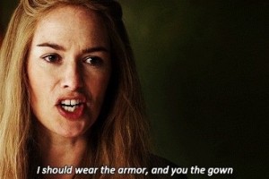 4. When Cersei calls her King husband out for being a total loser.