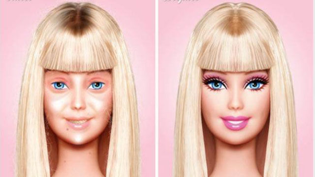 Celebs Without Makeup — Barbie