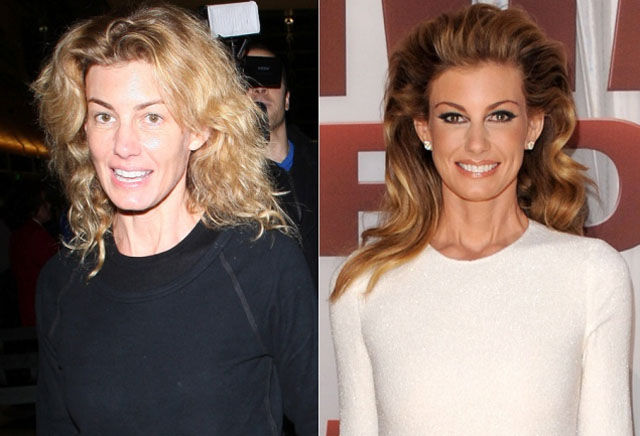 Celebs Without Makeup — Faith Hill