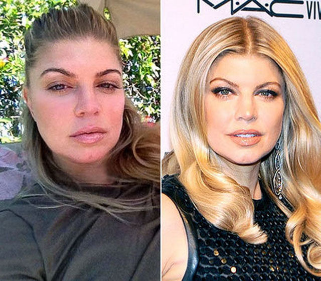Celebs Without Makeup — Fergie