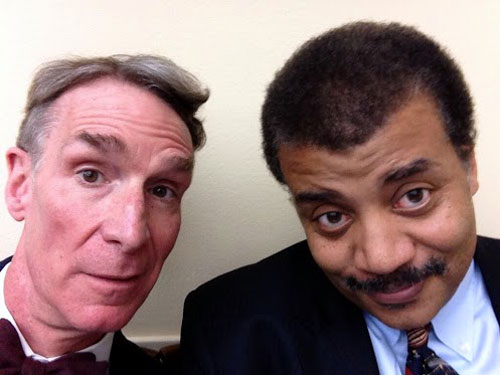 Epic Selfie — Bill N and Neil Degrasse Tyson
