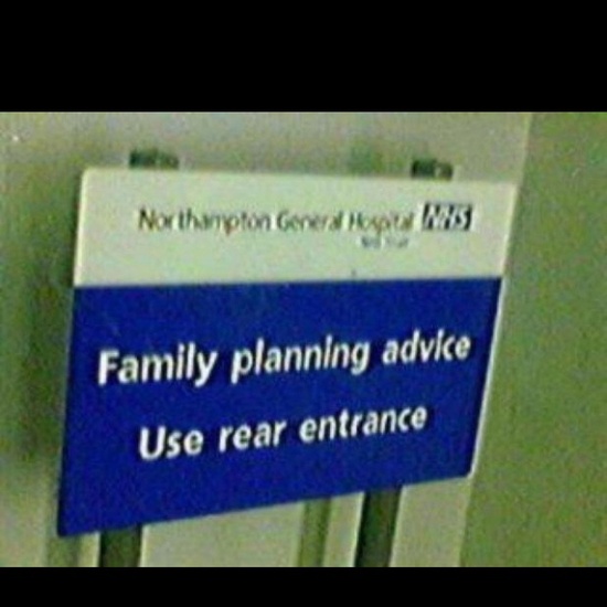 Family planning advice...