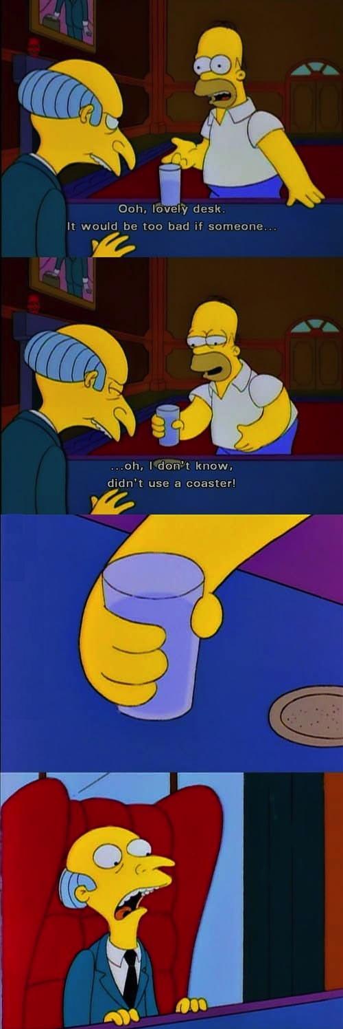 Homer is one evil man