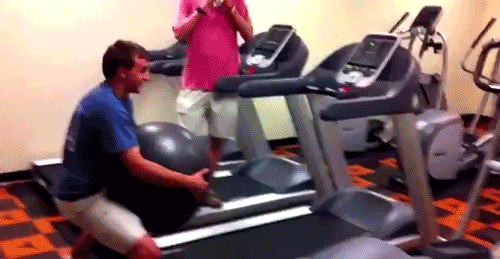 How Not To Use a Treadmill In The Gym