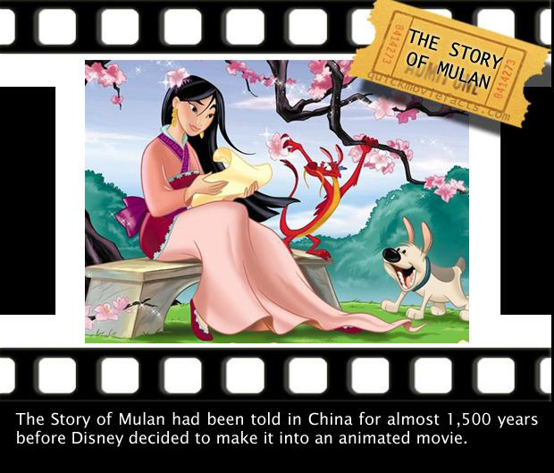 Interesting Movie Facts — The Story Of Mulan