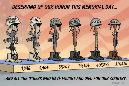 Never forget, Freedom is NOT Free! — In Honor Of Memorial Day