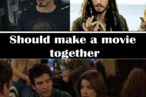 Robert and Jack in a movie