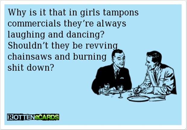 Tampon commercials
