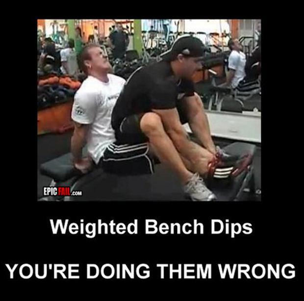 Weighted Bech Dips — You're doing them wrong bro