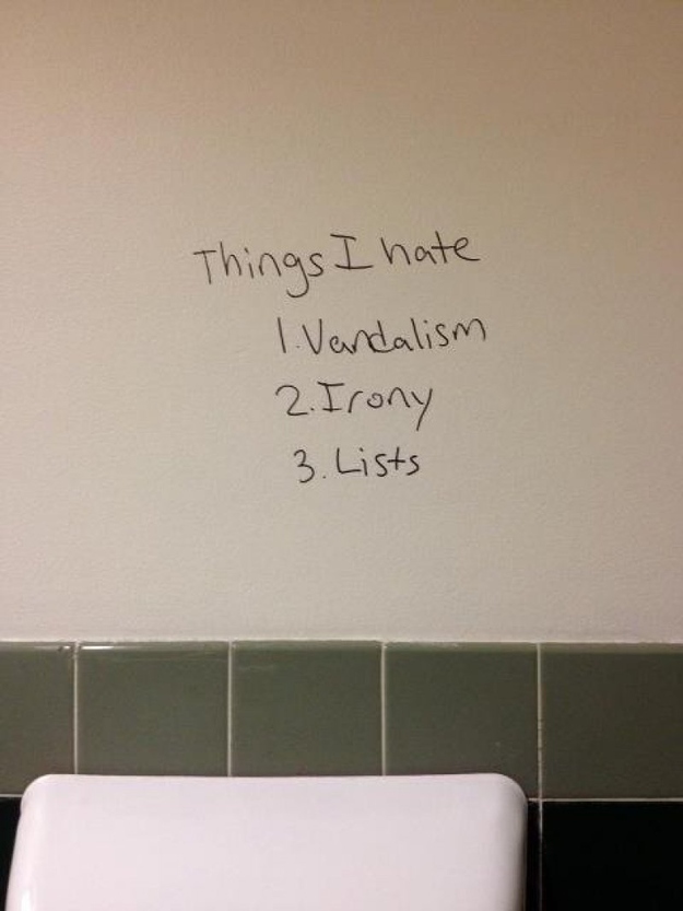 Wisdom from Bathroom Stalls 13