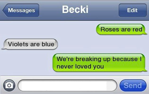 12 Hilarious Breakup Texts — 11